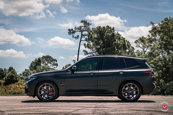 Фото дисков Vossen EVO-3R Глянцевый темный лак на BMW X3/X3 M (G01/F97)