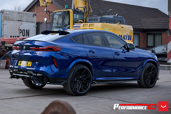 Фото дисков Vossen HF-7 Черный глянец на BMW X6/X6 M (G06/F96)