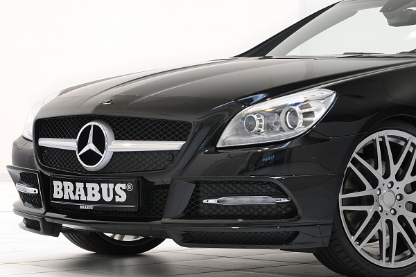 Фото дисков BRABUS Monoblock F Глянцевый темный лак на Mercedes-Benz SLK (R172)