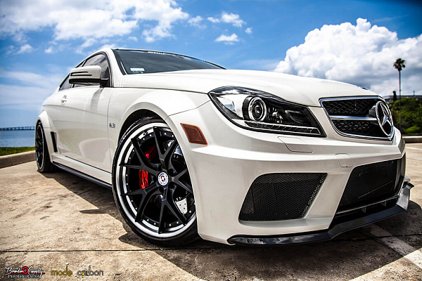 Фото дисков HRE S101 Черный сатин на Mercedes-Benz C-Class (W204)