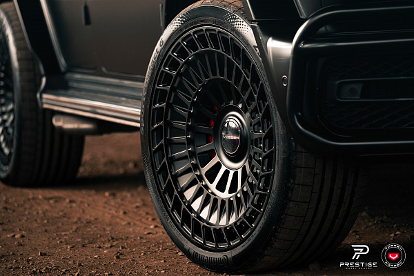 Фото дисков Vossen LC3-13T Черный сатин на Mercedes-Benz G-Class III