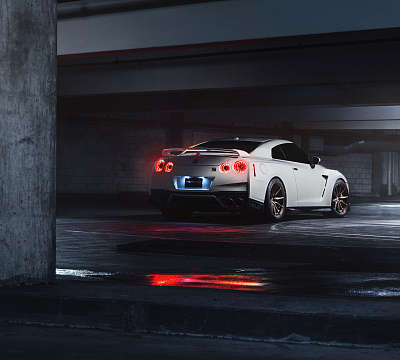 Фото дисков Vossen HF-3 на Nissan GT-R