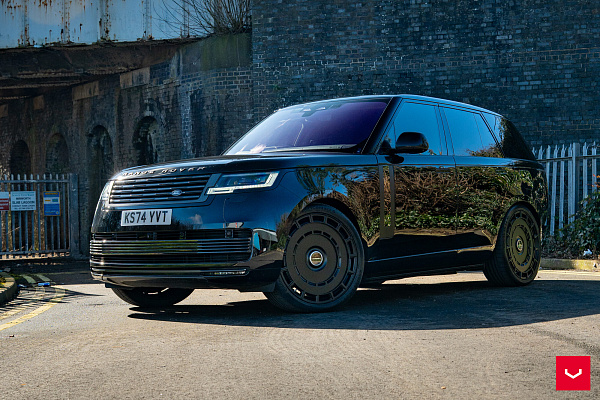 Фото дисков Vossen HF-9 Черный сатин на Land Rover Range Rover V