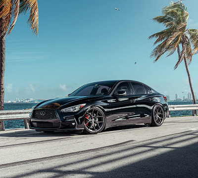 Фото дисков Vossen HF-5 на Infiniti Q50