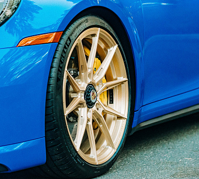 Фото дисков Vossen EVO-2R на Porsche 911 VIII