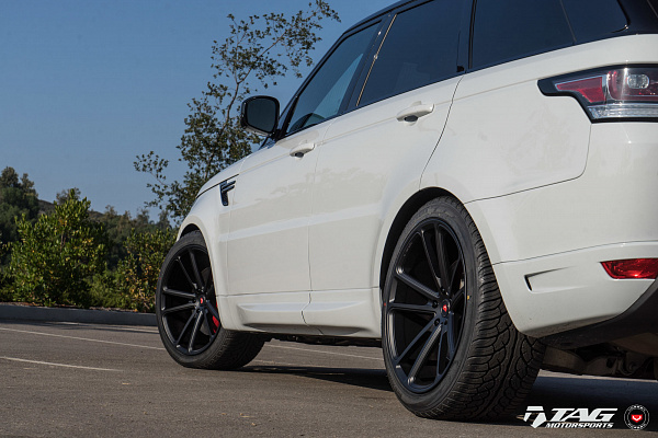 Фото дисков Vossen CG-203 Черный сатин на Land Rover Range Rover Sport II