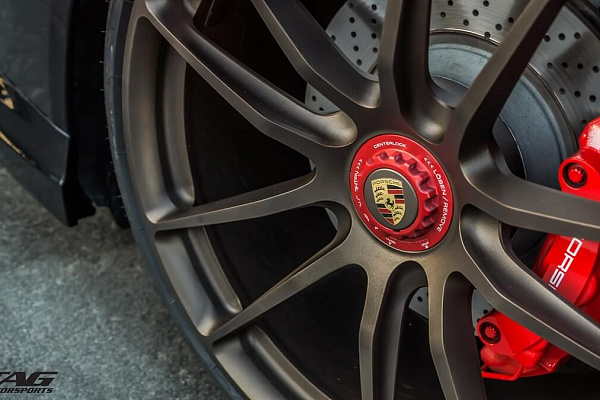 Фото дисков HRE P104 Сатиновая бронза на Porsche 911 VII