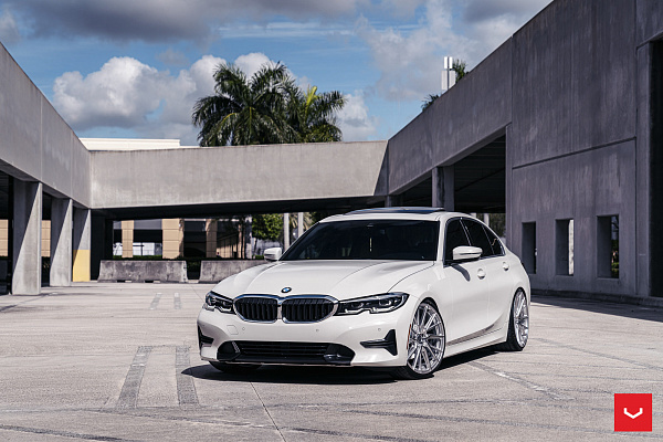 Фото дисков Vossen HF-4T Полированный лак на BMW 3/M3 (G2x/G80)