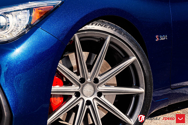 Фото дисков Vossen VFS-10 Сатиновый графит на Infiniti Q50