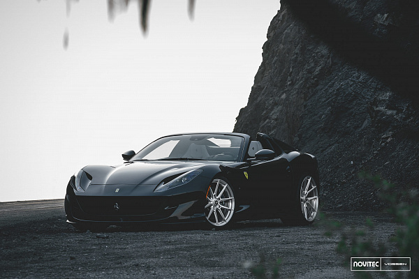 Фото дисков NOVITEC NF10 Глянцевый лак на Ferrari 812