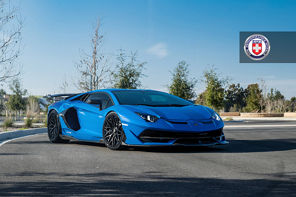 Фото дисков HRE S200 Черный сатин на Lamborghini Aventador