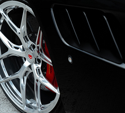 Фото дисков Vossen S21-01 на Ferrari GTC4Lusso