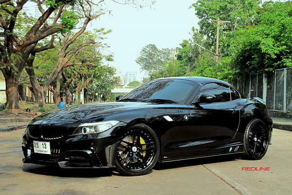 Фото дисков HRE S107 Черный глянец на BMW Z4 (E89)