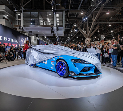 Фото дисков HRE C106 на Toyota Supra A90