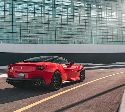 Фото дисков Vossen HF-4T на Ferrari Portofino
