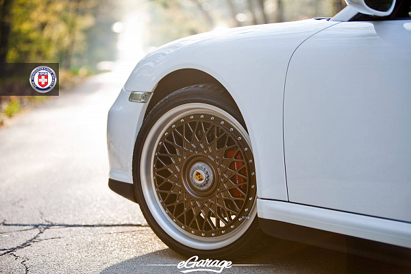 Фото дисков HRE 501 Сатиновая бронза на Porsche 911 VI
