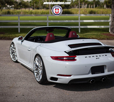 Фото дисков HRE P200 на Porsche 911 VII