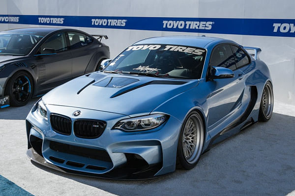 Фото дисков Brixton Forged HS1 Сатиновый лак на BMW 2/M2 (F22/F87)