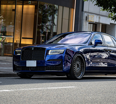 Фото дисков HRE 501 на Rolls-Royce Ghost II