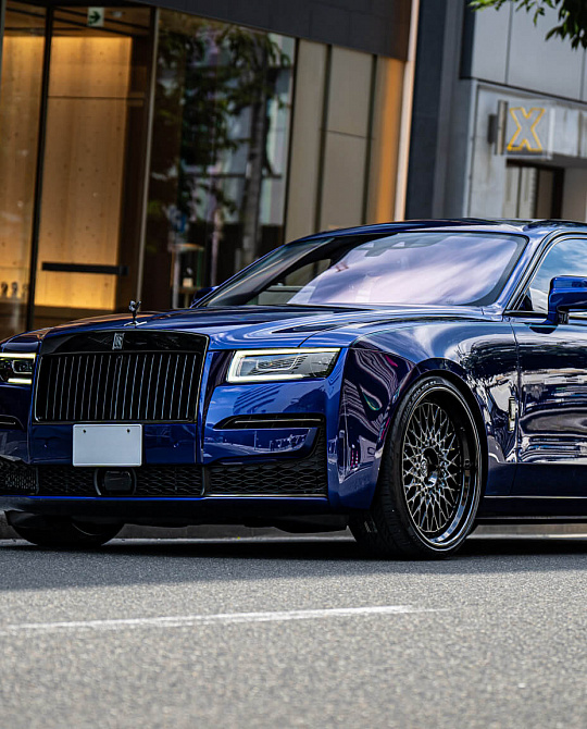 Фото дисков 501 Черный глянец на Rolls-Royce Ghost II