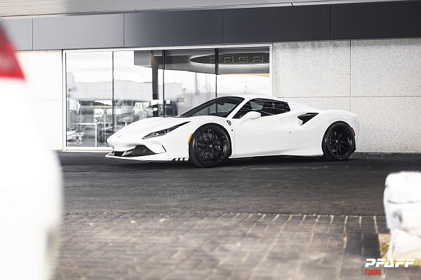 Фото дисков Anrky AN11 Черный сатин на Ferrari F8