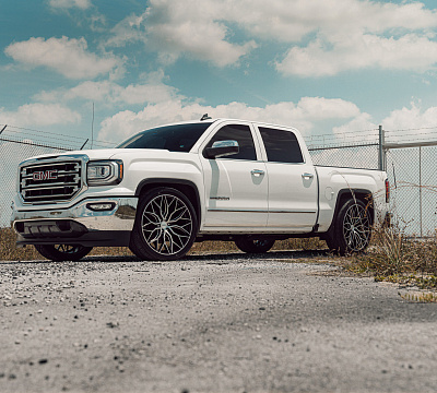 Фото дисков Vossen HF6-3 на GMC Sierra III