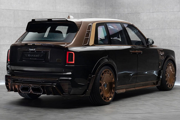 Фото дисков Mansory FD.15 Глянцевая медь на Rolls-Royce Cullinan