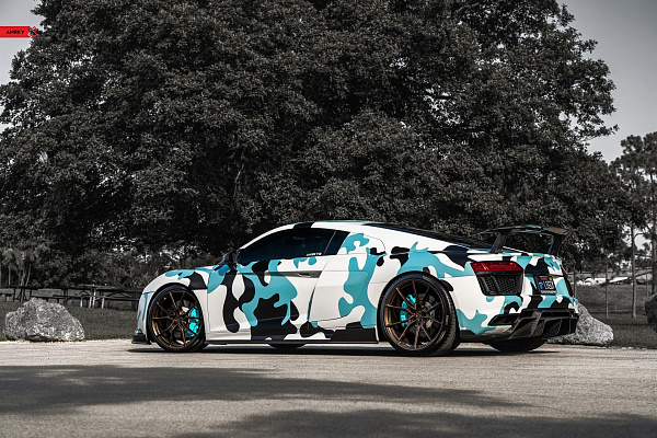 Фото дисков Anrky AN12 Глянцевая темная бронза на Audi R8 (4S)