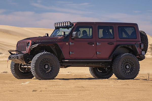 Фото дисков Black Rhino SENTINEL Черный сатин на Jeep Wrangler IV (JL)