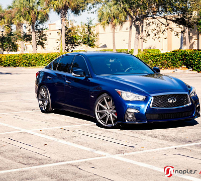Фото дисков Vossen VFS-10 на Infiniti Q50