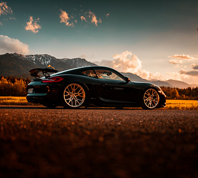 Фото дисков Vossen M-X3 на Porsche Cayman II