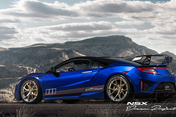 Фото дисков HRE S101 Глянцевое золото на Acura NSX II