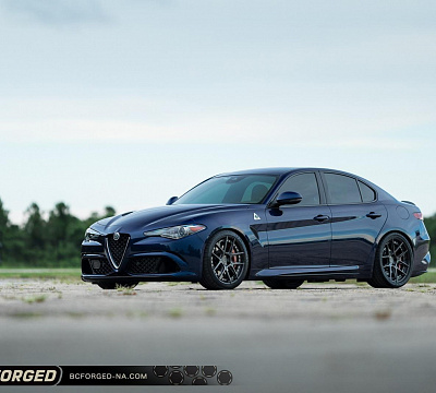 Фото дисков BC Forged HCA381 на Alfa Romeo Giulia II (952)