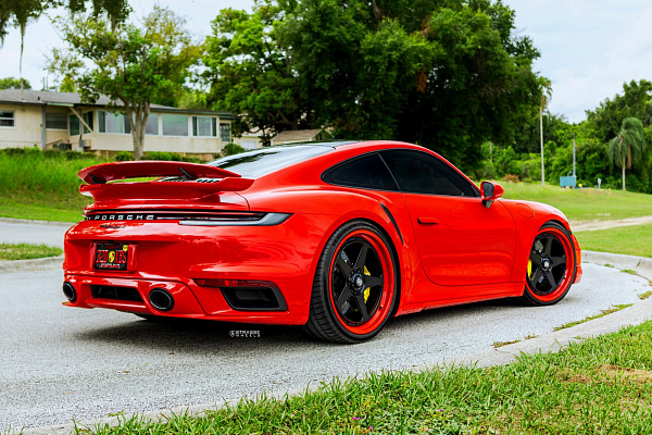Фото дисков Strasse Wheels S5 Track Другой цвет на Porsche 911 VIII