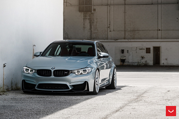 Фото дисков Vossen VFS-10 Серебро на BMW 3/M3 (F3x/F80)