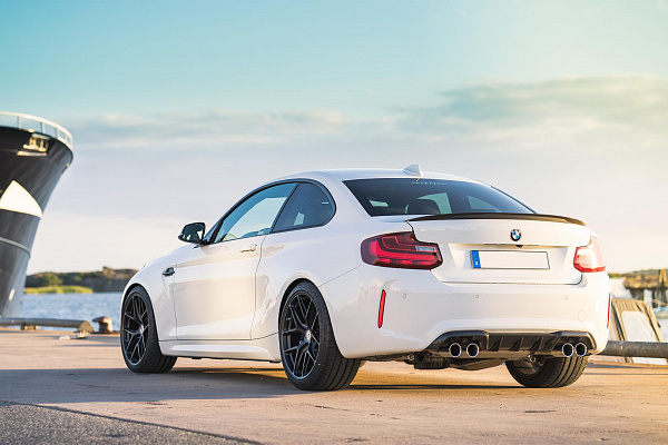 Фото дисков HRE R101 Черный сатин на BMW 2/M2 (F22/F87)