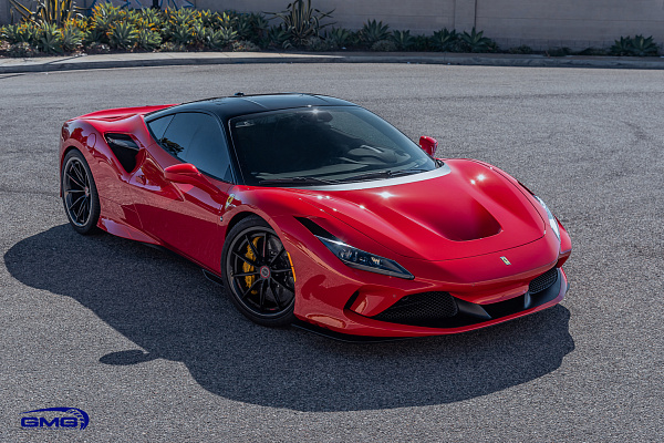 Фото дисков Brixton Forged R11-R Черный сатин на Ferrari F8