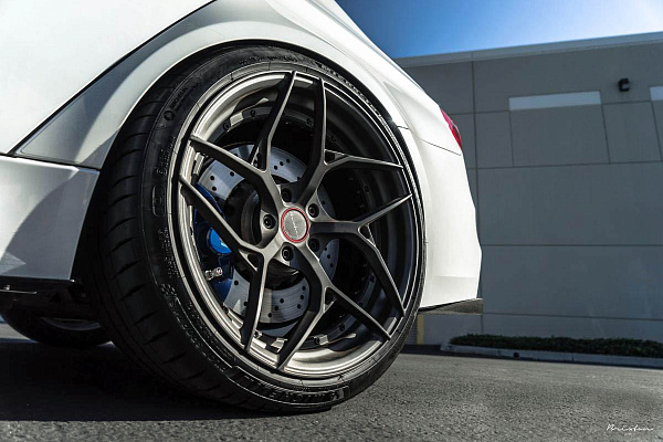 Фото дисков Brixton Forged PF5 Сатиновый темный лак на BMW 3/M3 (F3x/F80)