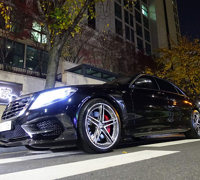 Фото дисков HRE S207 на Mercedes-Benz S-Class (W222, C217)