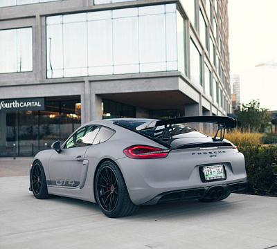 Фото дисков Brixton Forged R11-R на Porsche Cayman II