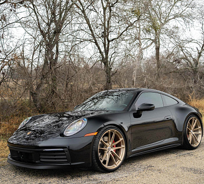 Фото дисков HRE P104 на Porsche 911 VIII