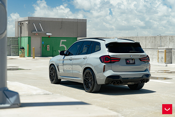 Фото дисков Vossen HF-7 Черный глянец на BMW X3/X3 M (G01/F97)