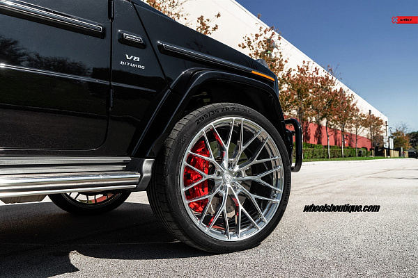 Фото дисков Anrky AN10 Красный сатин на Mercedes-Benz G-Class III