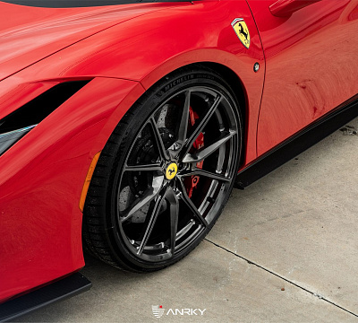 Фото дисков Anrky AN12 на Ferrari F8