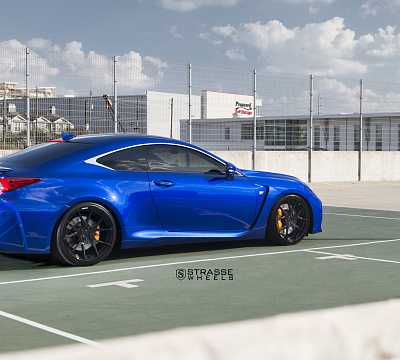 Фото дисков Strasse Wheels SM5R Deep Concave Monoblock на Lexus RC