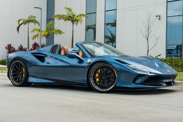 Фото дисков Anrky S3-X5 Черный сатин на Ferrari F8