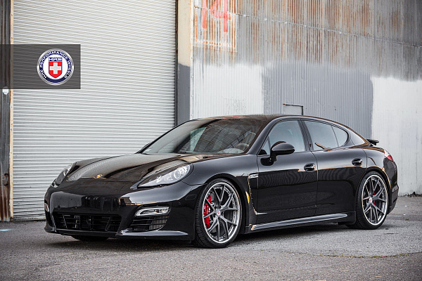 Фото дисков HRE S101 Сатиновый графит на Porsche Panamera I