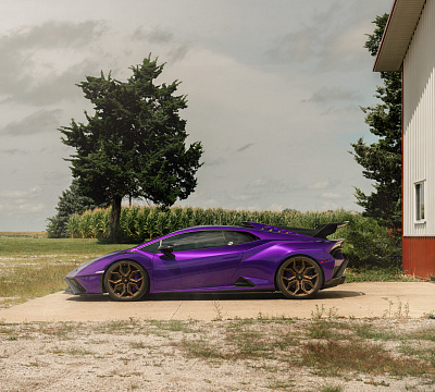 Фото дисков Vossen EVO-3R на Lamborghini Huracan