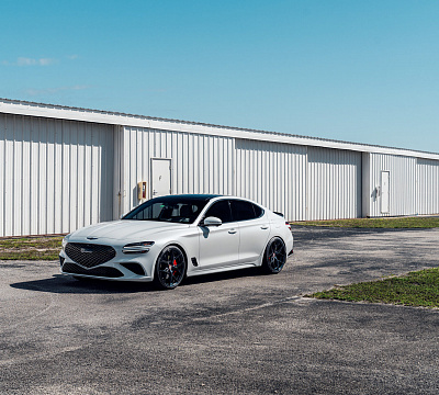 Фото дисков Vossen HF-5 на Genesis G70