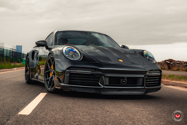 Фото дисков Vossen S21-01 Черный сатин на Porsche 911 VIII